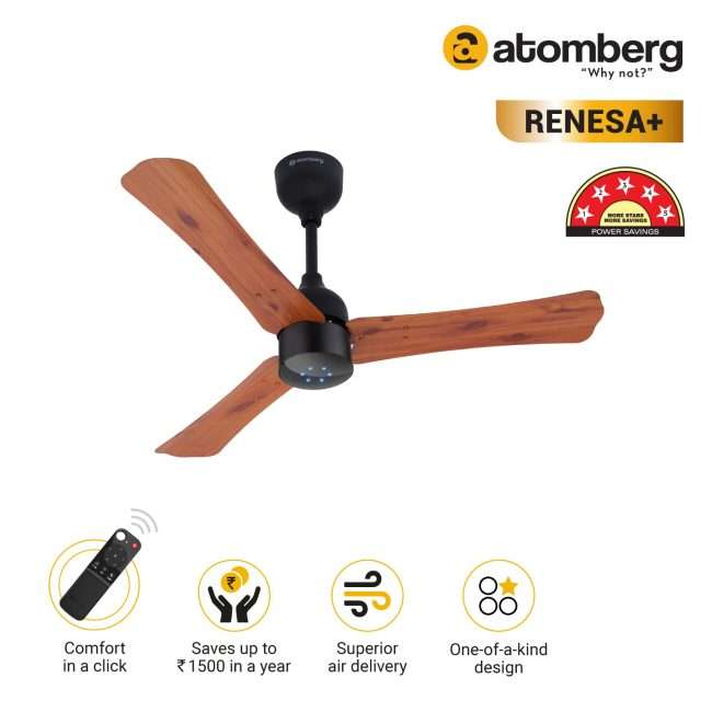 atomberg Renesa+ 900mm BLDC motor Energy Saving Fan