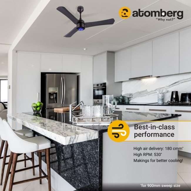 atomberg Renesa+ 900mm BLDC Motor 5 Star Rated Ceiling Fans