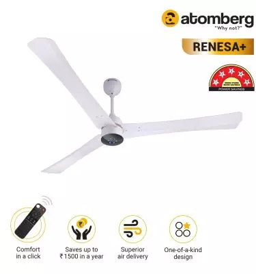 atomberg Renesa+ 1400mm BLDC Motor 5 Star Rated Ceiling Fans