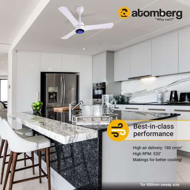 atomberg Renesa+ 900mm BLDC Motor 5 Star Rated Ceiling Fans