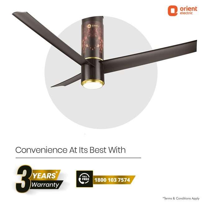 Orient Electric Aeroslim 1200mm BLDC motor Smart Ceiling Fan