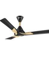 Orient Electric Wendy 1200mm ceiling fan (Metallic Black-Gold)