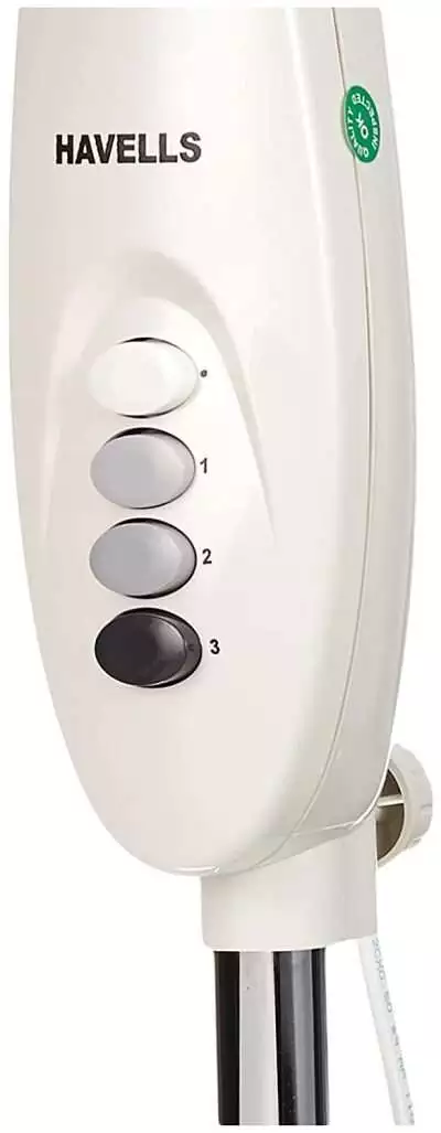 Havells Swing 400mm Pedestal Fan (White)