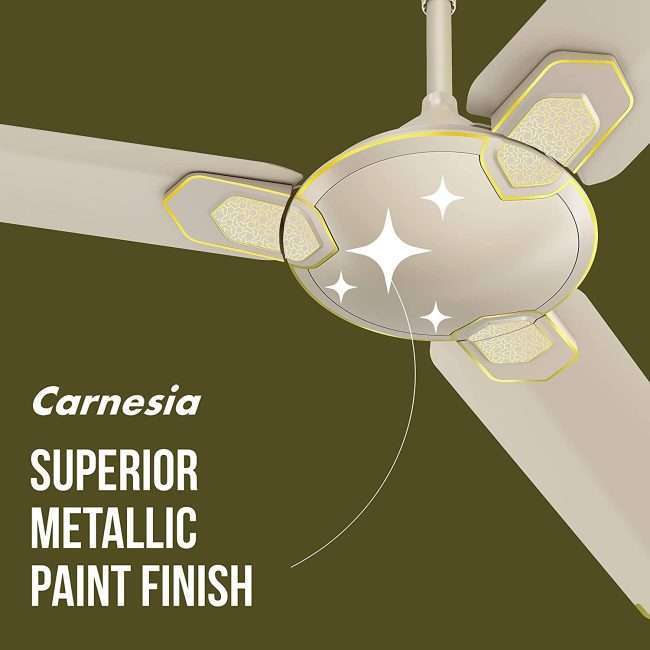 Havells Carnesia 1200mm Ceiling Fan (Gold)