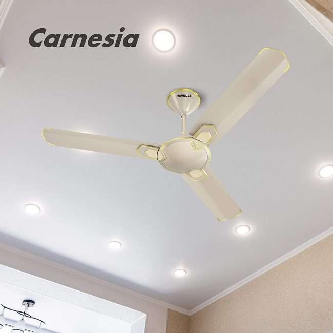 Havells Carnesia 1200mm Ceiling Fan (Gold)