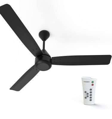 Crompton Energion Groove 1200mm (48 inch)z BLDC Ceiling Fan High Speed 5S 28W Energy Efficient with Remote (Onyx Matte)