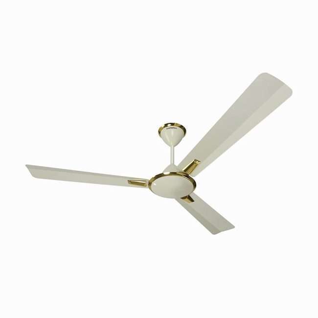 Crompton Aura 1200 mm (48 inch) High Speed Decorative Ceiling Fan (Ivory)