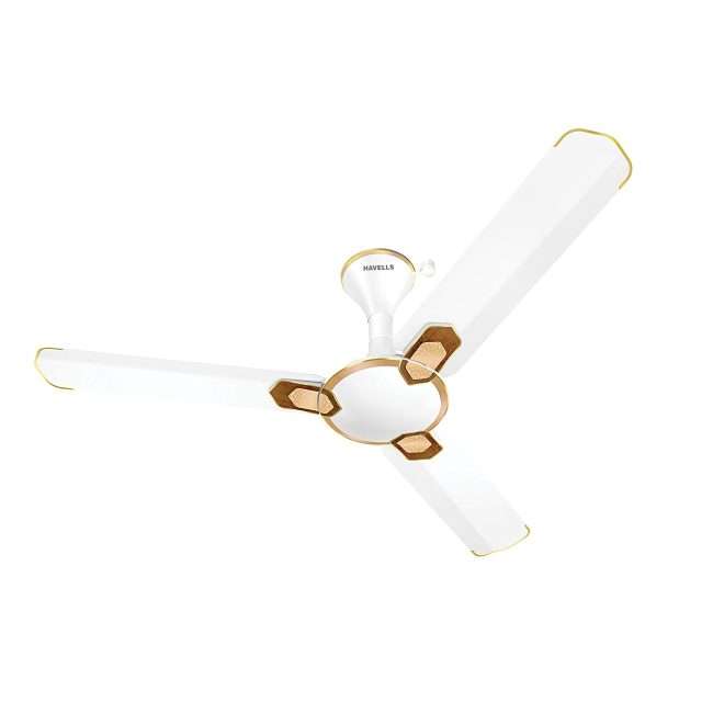 Havells Carnesia i 1200mm Ceiling Fan (Pearl White Gold)