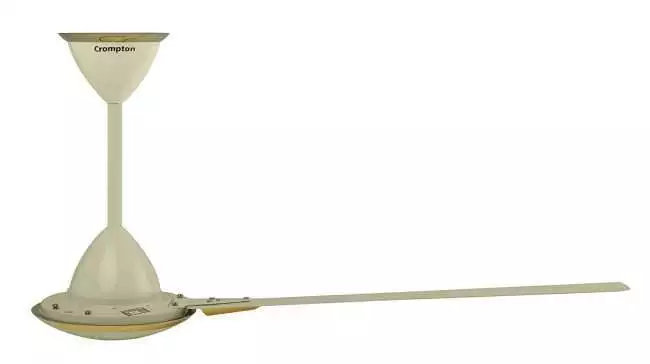 Crompton Aura 1200 mm (48 inch) High Speed Decorative Ceiling Fan (Ivory)