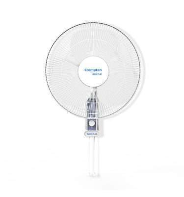 Crompton HighFlo Wave Plus 400-MM (16 inch) 60W - Wall Fan ( White)