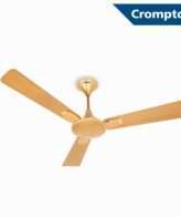Crompton New Aura Prime 1200 mm (48 inch) High Speed Anti Dust Ceiling Fan with Duratech Technology (Birken Effect)