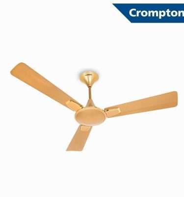 Crompton New Aura Prime 1200 mm (48 inch) High Speed Anti Dust Ceiling Fan with Duratech Technology (Birken Effect)