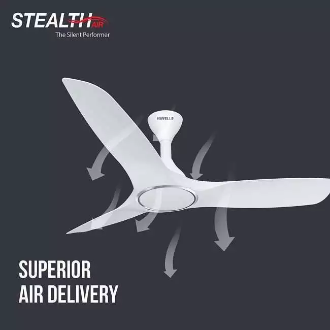 Havells Stealth Air Ceiling Fan (Pearl White)