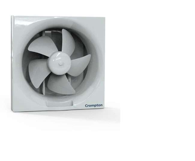 Crompton Brisk Air 200 mm (8 inch) Exhaust Fan for Kitchen, Bathroom and Office (White)