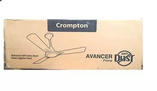 Crompton Avancer Prime 1200 mm (48 inch) Decorative Ceiling Fan with Anti Dust Technology (Coco Gold)