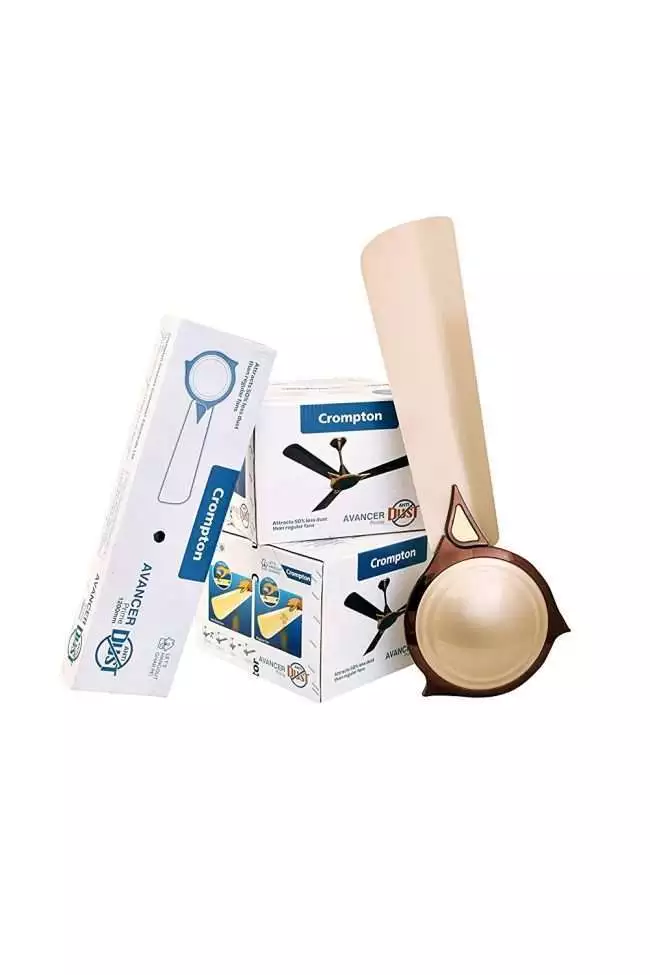 Crompton Avancer Prime 1200 mm (48 inch) Decorative Ceiling Fan with Anti Dust Technology (Coco Gold)