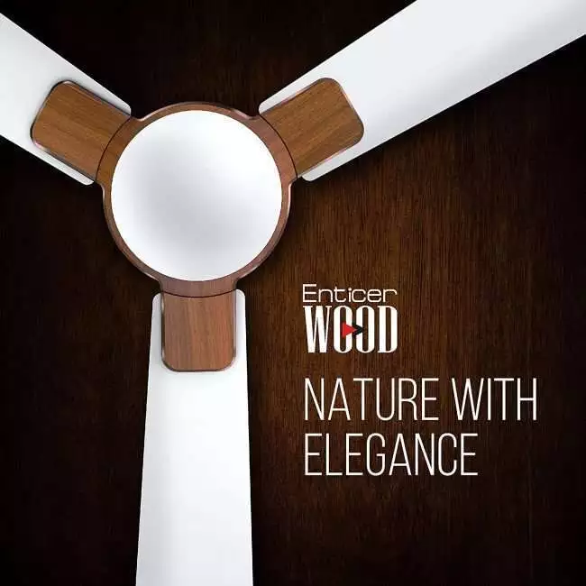 Havells Enticer Wood 1200mm Ceiling Fan (Rosewood)
