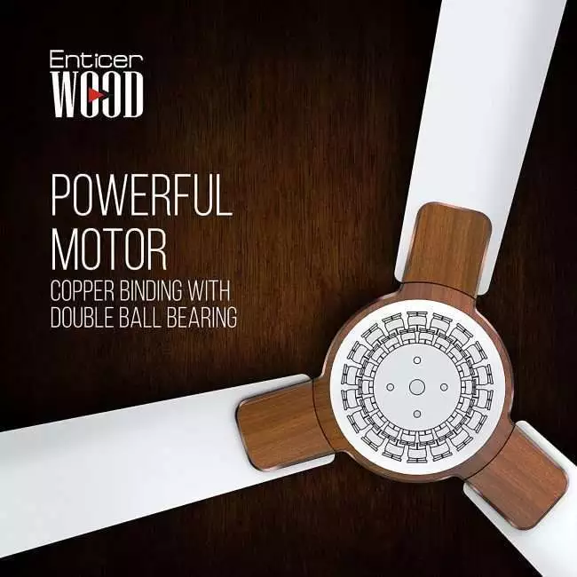 Havells Enticer Wood 1200mm Ceiling Fan (Rosewood)