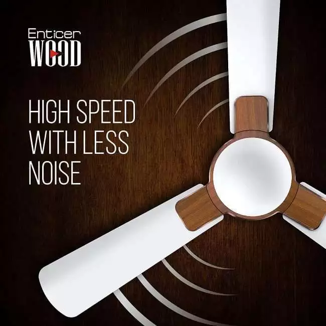 Havells Enticer Wood 1200mm Ceiling Fan (Rosewood)