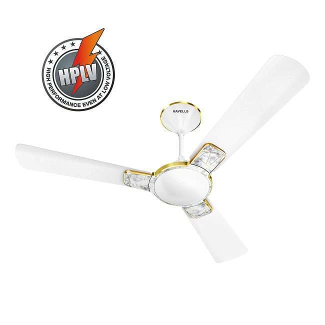 Havells Enticer Art 1200mm Ceiling Fan (Peral White)