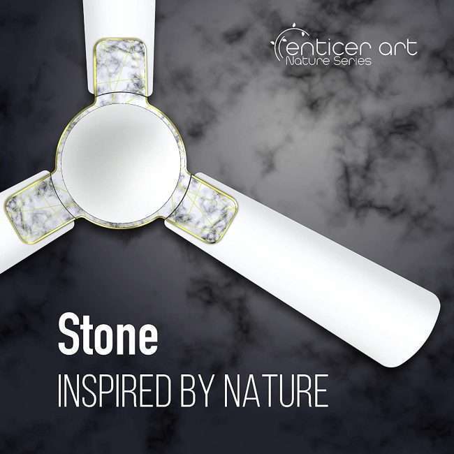 Havells Enticer Art 1200mm Ceiling Fan (Peral White)