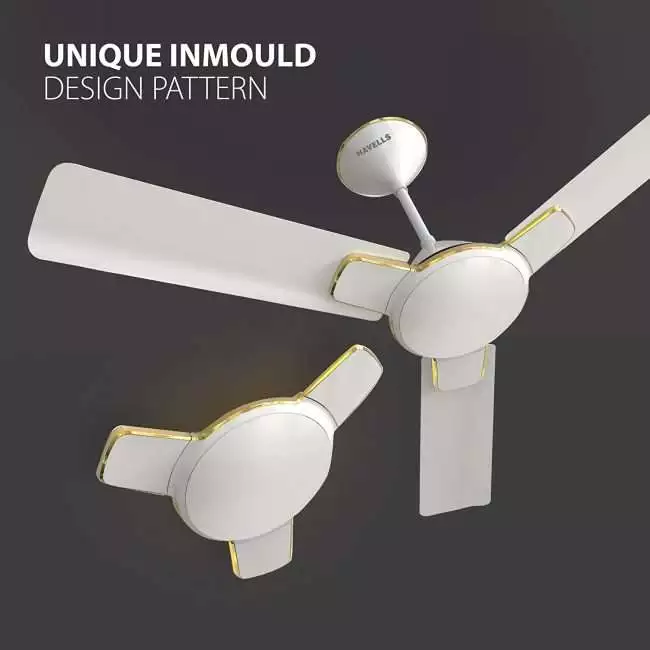 Havells Enticer 1200mm Ceiling Fan (Pearl White Gold)