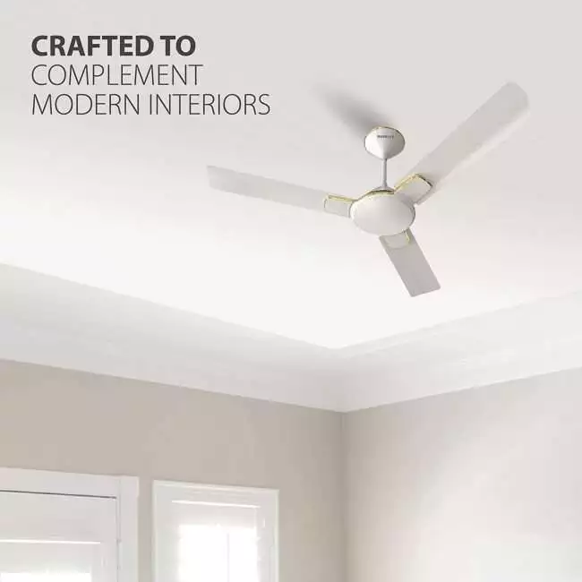 Havells Enticer 1200mm Ceiling Fan (Pearl White Gold)