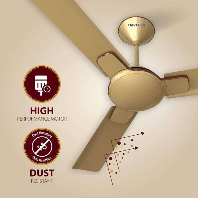 Havells Enticer 1200mm Ceiling Fan (Beige Copper)