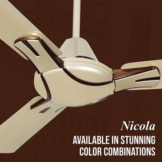 Havells Nicola 1200mm Ceiling Fan (Gold Mist Copper)