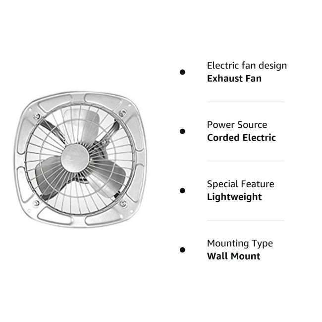 Crompton Drift Air Plus 300mm Exhaust Fan (Silver)