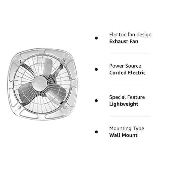 Crompton Drift Air Plus 300mm Exhaust Fan (Silver)