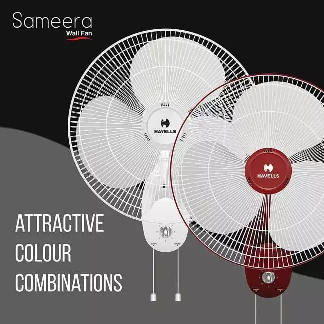 Havells Sameera 400mm Wall Fan (White)