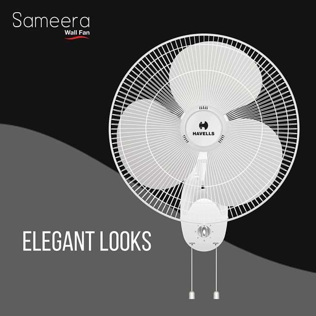 Havells Sameera 400mm Wall Fan (White)