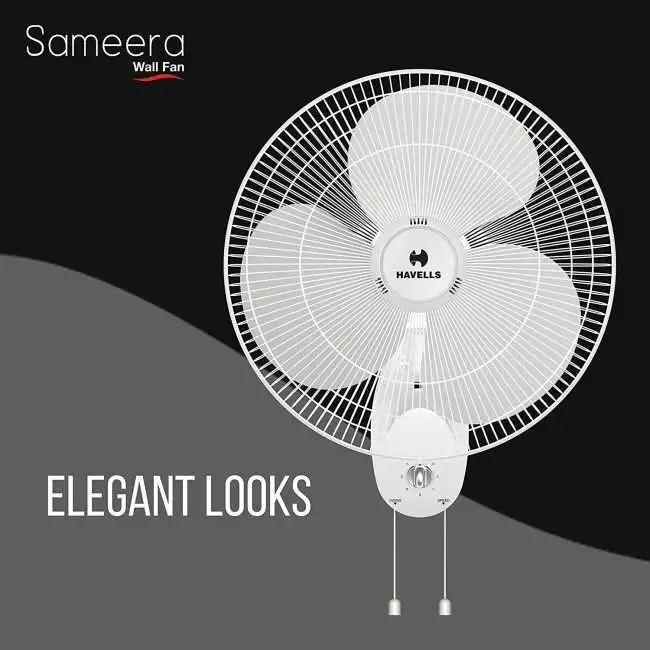Havells Sameera 400mm Wall Fan (White)
