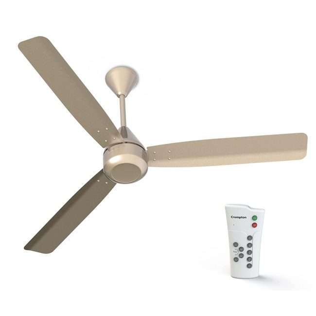 Crompton Energion Groove 1200mm (48 inch) Ceiling Fan (Satin Sand), Pack of 1