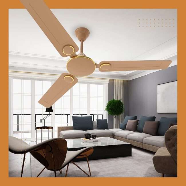 Crompton Montania 1200mm (48 inch) Ceiling Fan (Gilded Beige)