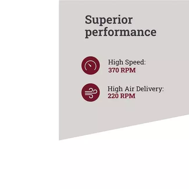 Crompton Energion HS 1200mm (48 inch) High Speed 5S Energy Efficient BLDC Ceiling Fan (Light Pinewood)