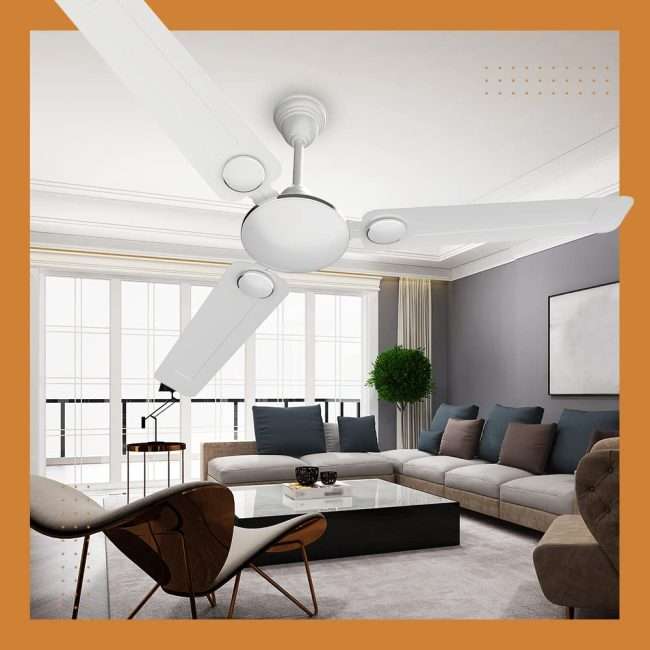 Crompton Montania 1200mm (48 inch) Ceiling Fan (Opal White)