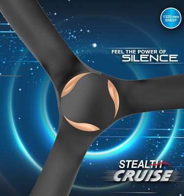 Havells Stealth Cruise 1320mm Ceiling Fan ( Metallic Black)