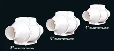 Rexton 4” GRAND INLINE Ventilation Fan -4inch- R212AP7-4