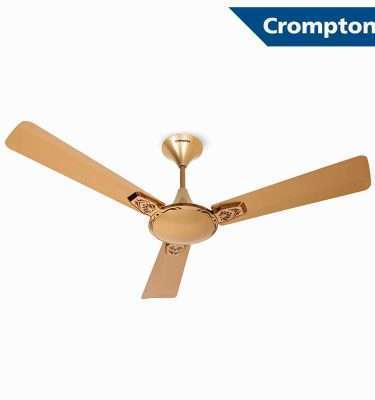 Crompton New Aura Designer 3D Anti Dust Ceiling Fan with Duratech Technology ( Lotus Birken Effect, 1200 mm, 48 inch)