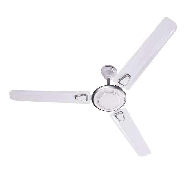 Crompton Super Briz Deco High Speed Decorative Ceiling Fan - 1200 mm (Silver White)