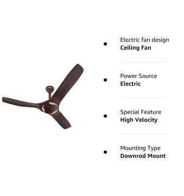 Havells Stealth Cruise 1320mm Ceiling Fan (Dusk)