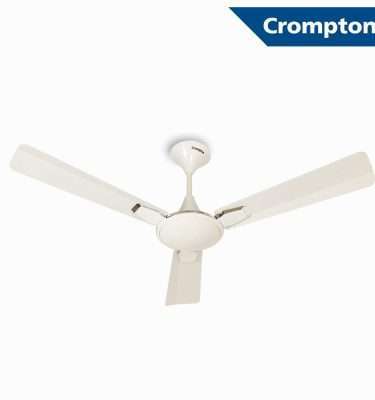 Crompton New Aura2 Prime 1200 mm (48 inch) High Speed Anti Dust Ceiling Fan with Duratech Technology (Pearl White)