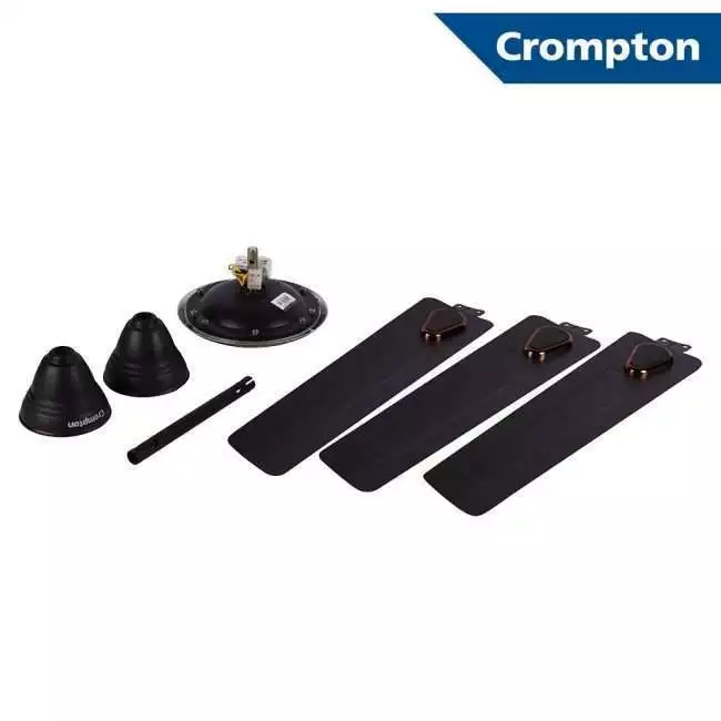 Crompton Super Briz Deco 1200 mm (48 inch) High Speed Ceiling Fan (Smoked Brown)