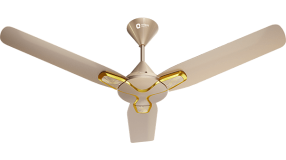 Orient Electric Jazz Art 1200mm BLDC Ceiling Fan 1 Star (Swing Art Topaz Gold)