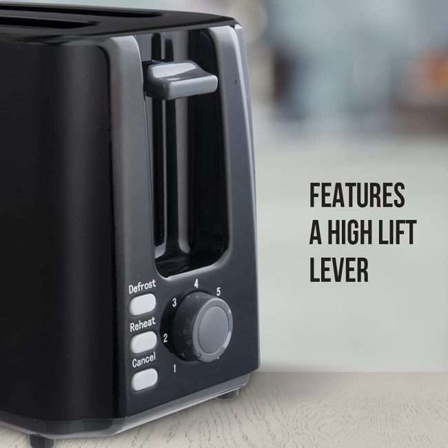 Havells Crisp Plus 750-Watt Pop-up Toaster (Black)