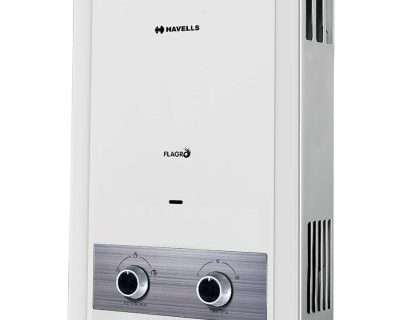 Havells Flagro 6 Litre Instant Lpg Water Heater (White), Wall Mounting