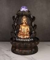 buddha Statue Big Size for / living room / Guest room / Office Temple / Puja room / buddha ji murti (Size :: 10.5 x 9 Inches)