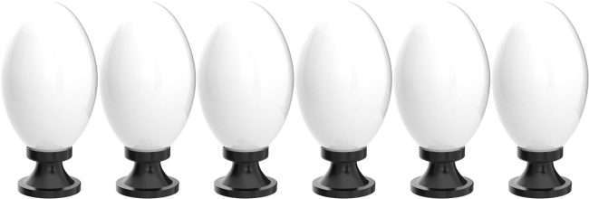 TRACKLITE LAMP Dome Gate Light for Home and Garden Polycarbonate Unbreakable Tango Shaped White Light Gate Lamp for Entrance Gate ( WITH 1 ULB FREE FREE )  (15- inch L__ 8-inch W )
